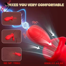 Đồ chơi trứng rung kết hợp miệng bú mút tạo khoái cảm TR82