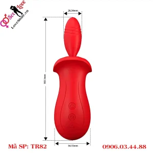 Kích thước trứng rung kết hợp miệng bú mút