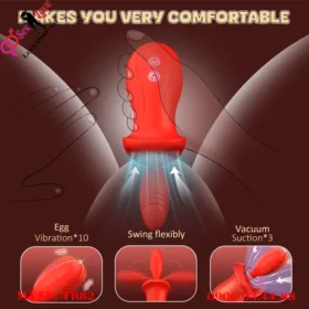 Trứng rung hình miệng bú mút tr82