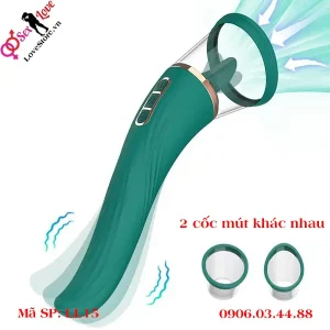Thiết kế 2 đầu, 2 cốc để thay đổi khi sử dụng