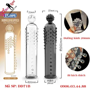 Bao cao su đôn dên siêu mỏng dd71B