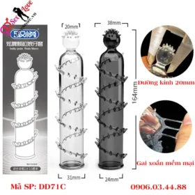 Bao cao su đôn dên siêu mỏng dd71C