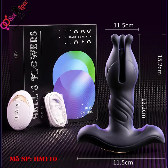 Máy rung thụt kích thích hậu môn hm110