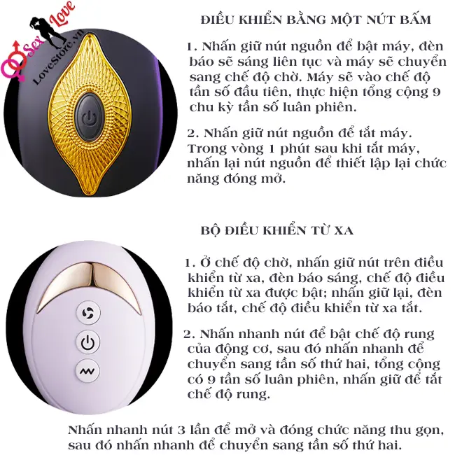 Cách sử dụng máy rung tạo lực giật mạnh kích thích hậu môn HM110