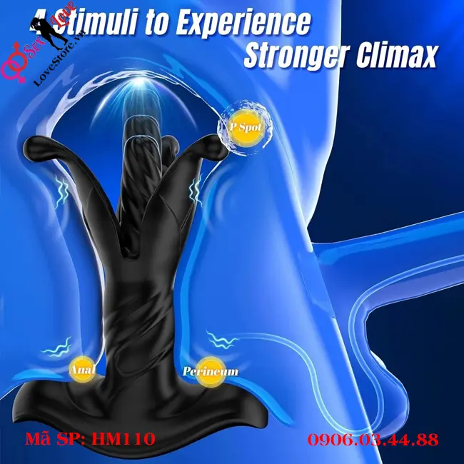 Máy rung làm giãn nở hậu môn hm110 kích thích tuyến tiền liệt