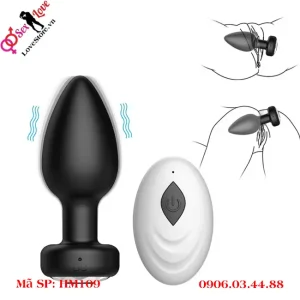 phích cắm hậu môn điều khiển từ xa không dây hm109