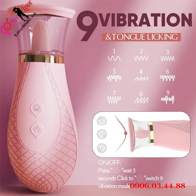 9 kiểu lưỡi liếm vùng kín kết hợp rung kích thích