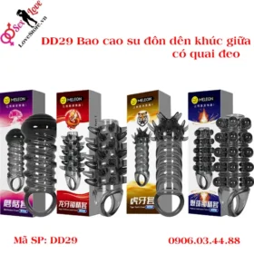 Bao đôn dên khúc giữa nanh rồng hổ có quai đeo DD29