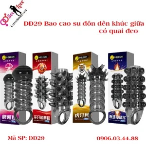 Bao đôn dên khúc giữa nanh rồng hổ có quai đeo DD29