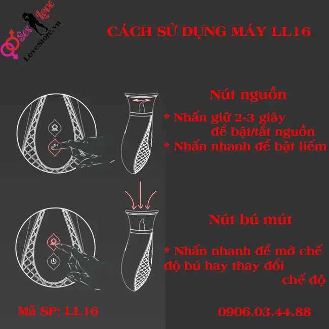 Cách sử dụng đồ chơi tình dục LL16