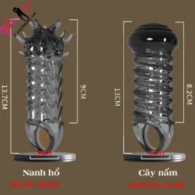 Kích thước dd29 nanh hổ, cây nấm