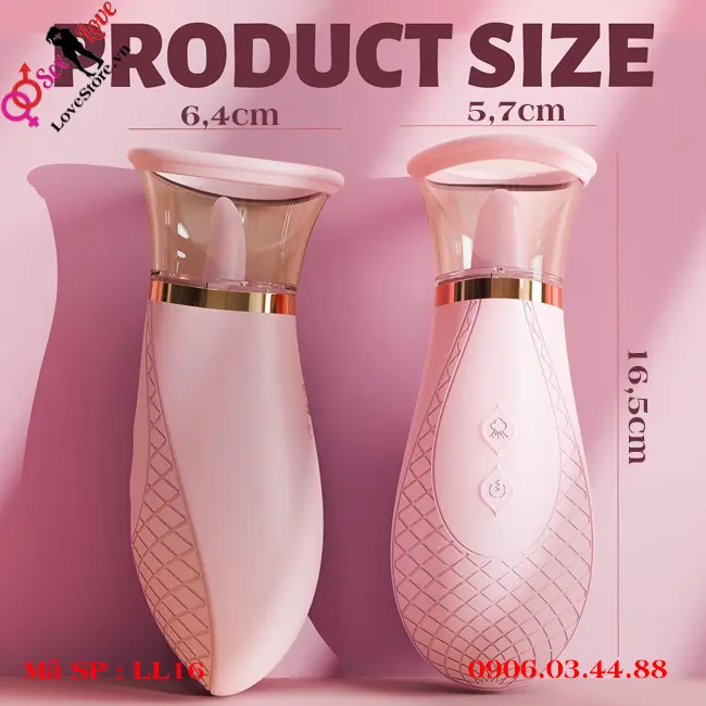 Kích thước phù hợp ôm chọn âm hộ hay bầu vú