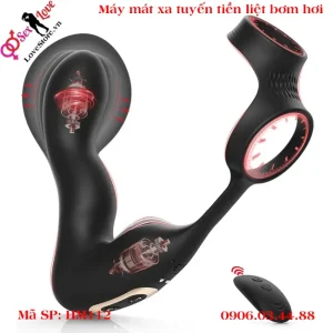 Máy mát xa tuyến tiền liệt bơm hơi HM112 điều khiển từ xa không dây