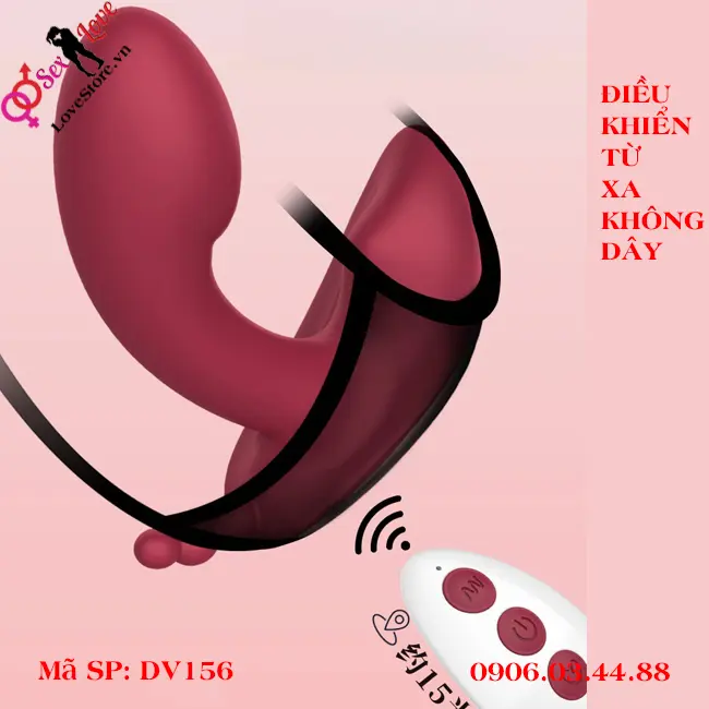 Đồ chơi ở trong quần lót nữ rung kích thích điểm G DV156