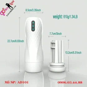 kích thước máy thủ dâm bú rung tạo cực khoái cho nam giới ad101