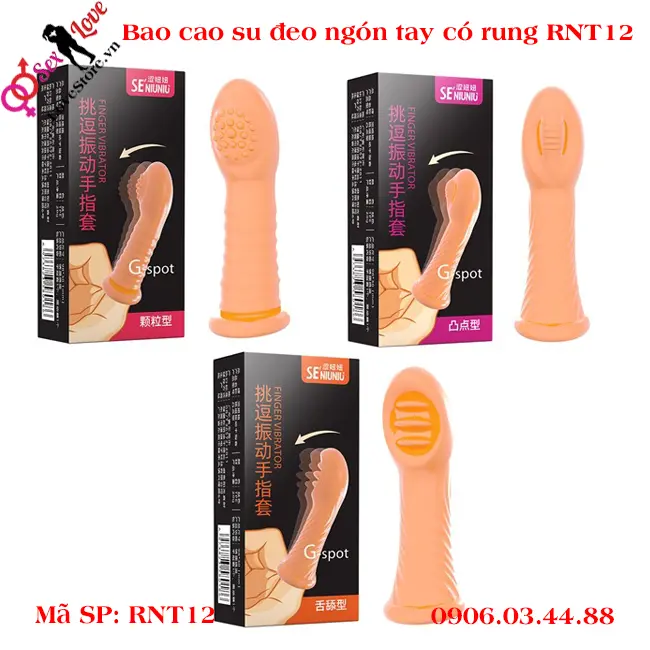 3 mẫu bao đeo ngón tay có rung cho bạn lựa chọn
