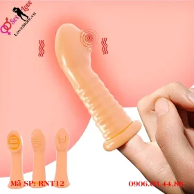 Bao cao su đeo ngón tay rung RNT12